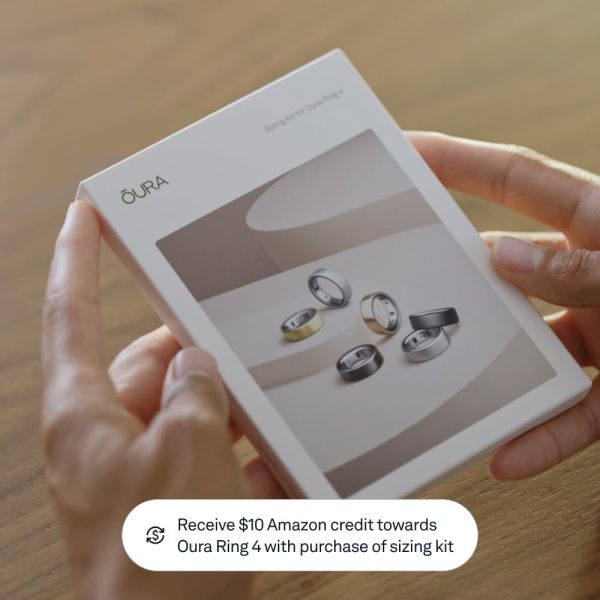 Oura Ring 4 - Black - Size 11 - Smart Ring - Unique Sizing, Not Standard US Ring Sizes - Size First - Sleep Tracking Wearable - Heart Rate - Fitness Tracker - Up to 8 Days of Battery Life - Image 50