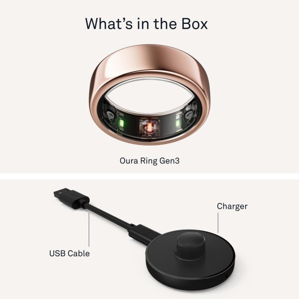 Oura Ring Gen3 Horizon - Silver - Size 11 - Smart Ring - Size First with Oura Ring Gen3 Sizing Kit - Sleep Tracking Wearable - Heart Rate - Fitness Tracker - 5-7 Days Battery Life - Image 16