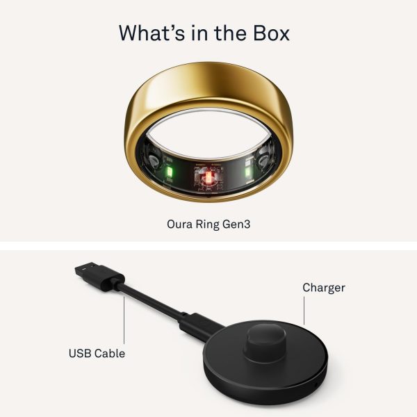 Oura Ring Gen3 Horizon - Silver - Size 11 - Smart Ring - Size First with Oura Ring Gen3 Sizing Kit - Sleep Tracking Wearable - Heart Rate - Fitness Tracker - 5-7 Days Battery Life - Image 47