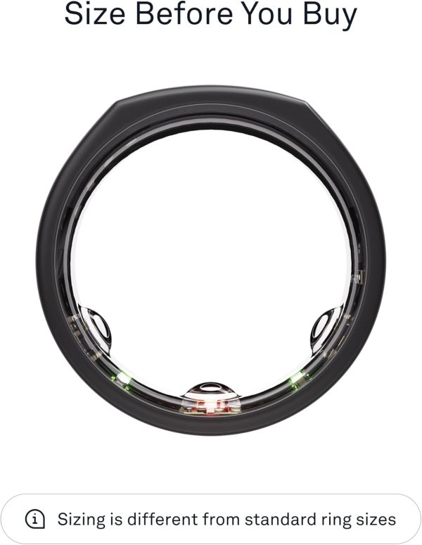 Oura Ring Gen3 Horizon - Silver - Size 11 - Smart Ring - Size First with Oura Ring Gen3 Sizing Kit - Sleep Tracking Wearable - Heart Rate - Fitness Tracker - 5-7 Days Battery Life - Image 28