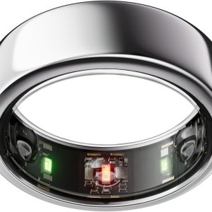 Oura Ring Gen3 Horizon - Black - Size 10 - Smart Ring - Size First with Oura Ring Gen3 Sizing Kit - Sleep Tracking Wearable - Heart Rate - Fitness Tracker - 5-7 Days Battery Life
