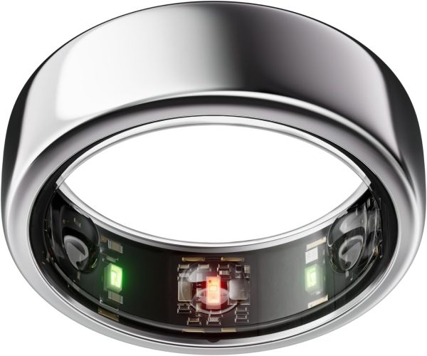 Oura Ring Gen3 Horizon - Silver - Size 11 - Smart Ring - Size First with Oura Ring Gen3 Sizing Kit - Sleep Tracking Wearable - Heart Rate - Fitness Tracker - 5-7 Days Battery Life