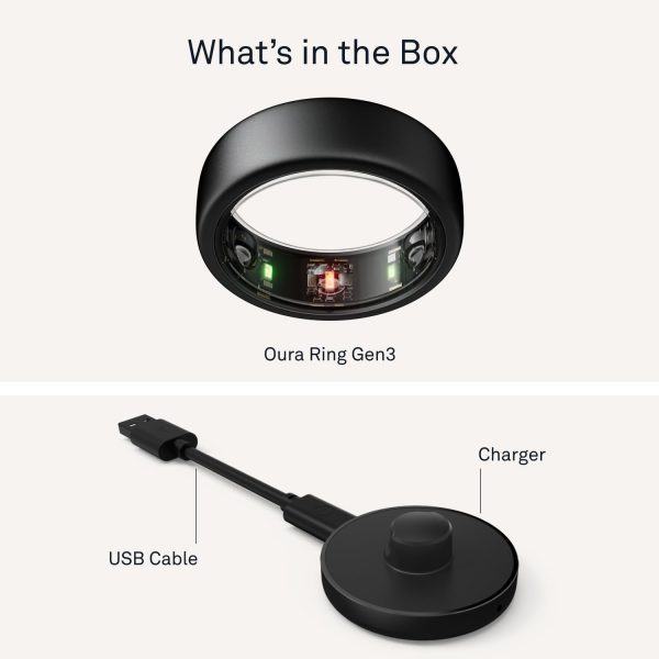 Oura Ring Gen3 Horizon - Silver - Size 11 - Smart Ring - Size First with Oura Ring Gen3 Sizing Kit - Sleep Tracking Wearable - Heart Rate - Fitness Tracker - 5-7 Days Battery Life - Image 24