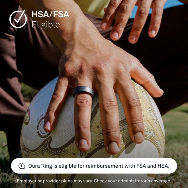Oura Ring 4 - Black - Size 11 - Smart Ring - Unique Sizing, Not Standard US Ring Sizes - Size First - Sleep Tracking Wearable - Heart Rate - Fitness Tracker - Up to 8 Days of Battery Life - Image 6