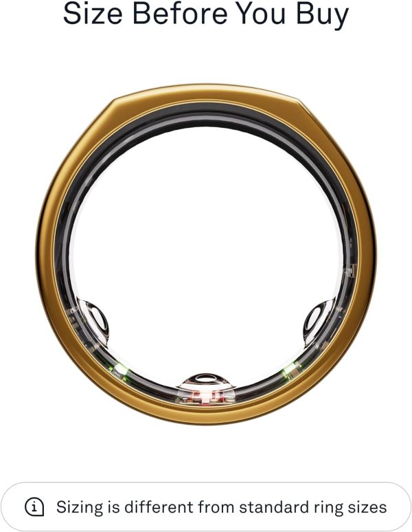Oura Ring Gen3 Horizon - Silver - Size 11 - Smart Ring - Size First with Oura Ring Gen3 Sizing Kit - Sleep Tracking Wearable - Heart Rate - Fitness Tracker - 5-7 Days Battery Life - Image 36