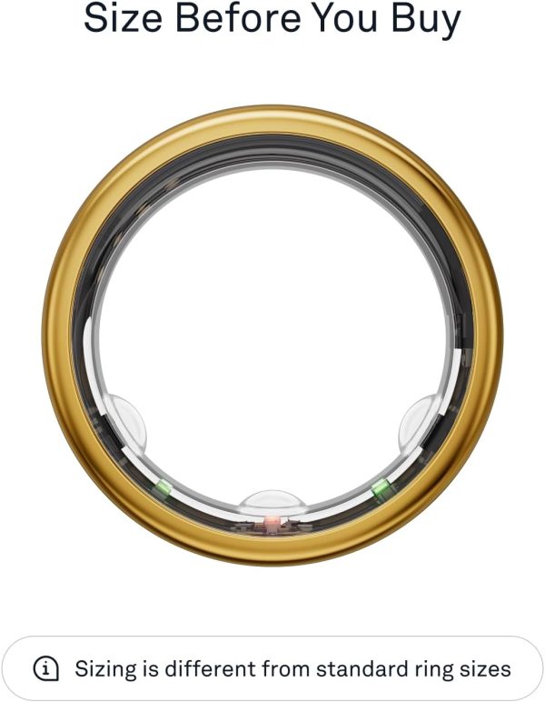 Oura Ring Gen3 Horizon - Silver - Size 11 - Smart Ring - Size First with Oura Ring Gen3 Sizing Kit - Sleep Tracking Wearable - Heart Rate - Fitness Tracker - 5-7 Days Battery Life - Image 43