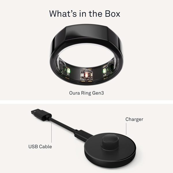 Oura Ring Gen3 Horizon - Silver - Size 11 - Smart Ring - Size First with Oura Ring Gen3 Sizing Kit - Sleep Tracking Wearable - Heart Rate - Fitness Tracker - 5-7 Days Battery Life - Image 55