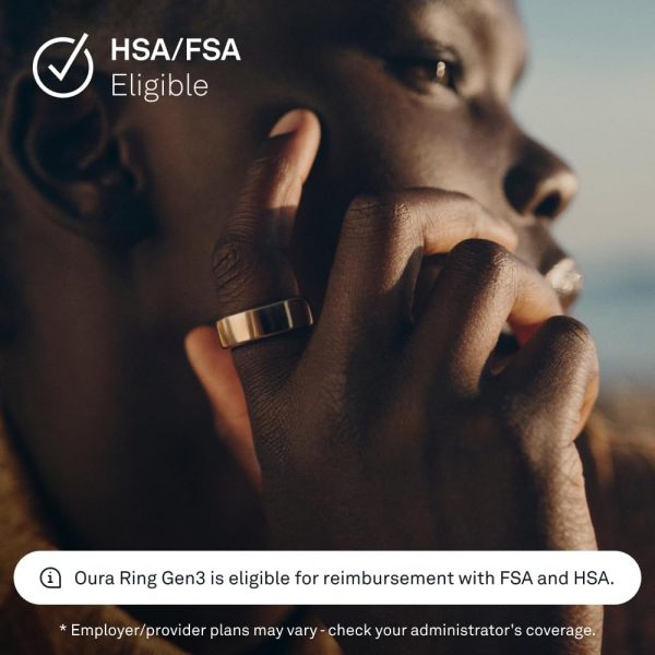 Oura Ring Gen3 Horizon - Silver - Size 11 - Smart Ring - Size First with Oura Ring Gen3 Sizing Kit - Sleep Tracking Wearable - Heart Rate - Fitness Tracker - 5-7 Days Battery Life - Image 46