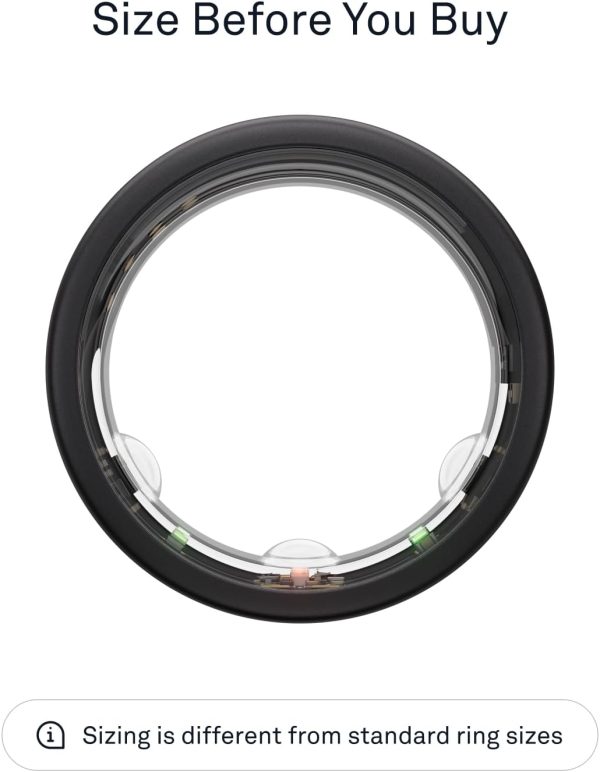 Oura Ring Gen3 Horizon - Silver - Size 11 - Smart Ring - Size First with Oura Ring Gen3 Sizing Kit - Sleep Tracking Wearable - Heart Rate - Fitness Tracker - 5-7 Days Battery Life - Image 20