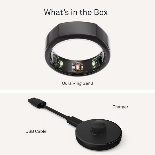 Oura Ring Gen3 Horizon - Silver - Size 11 - Smart Ring - Size First with Oura Ring Gen3 Sizing Kit - Sleep Tracking Wearable - Heart Rate - Fitness Tracker - 5-7 Days Battery Life - Image 33