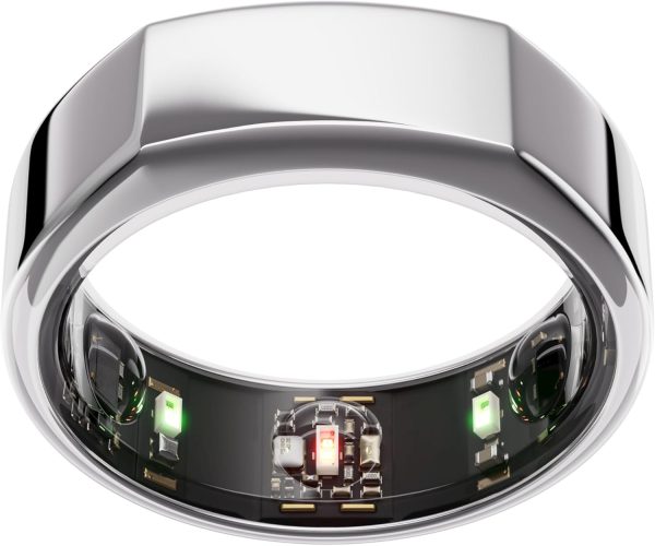 Oura Ring Gen3 Horizon - Silver - Size 11 - Smart Ring - Size First with Oura Ring Gen3 Sizing Kit - Sleep Tracking Wearable - Heart Rate - Fitness Tracker - 5-7 Days Battery Life - Image 77